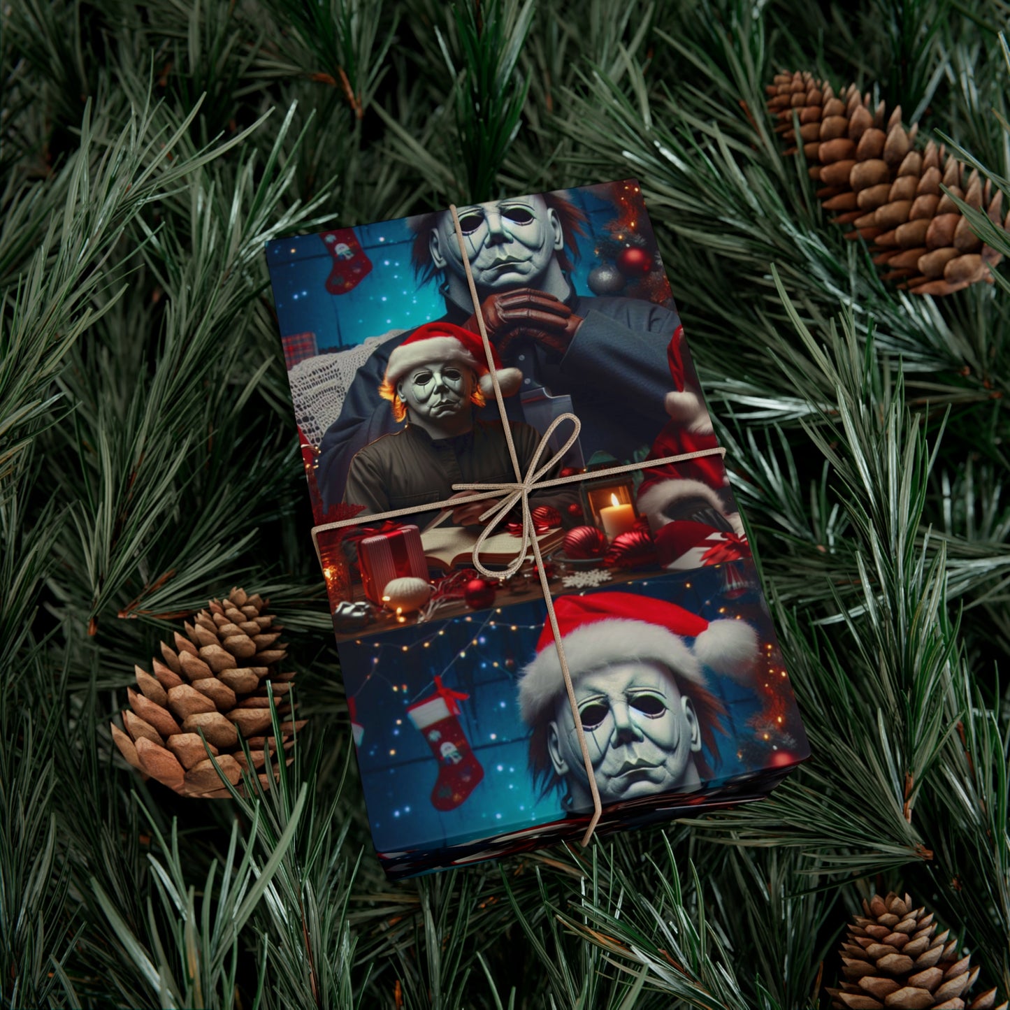 Sinister Santa Holiday Wrapping Paper