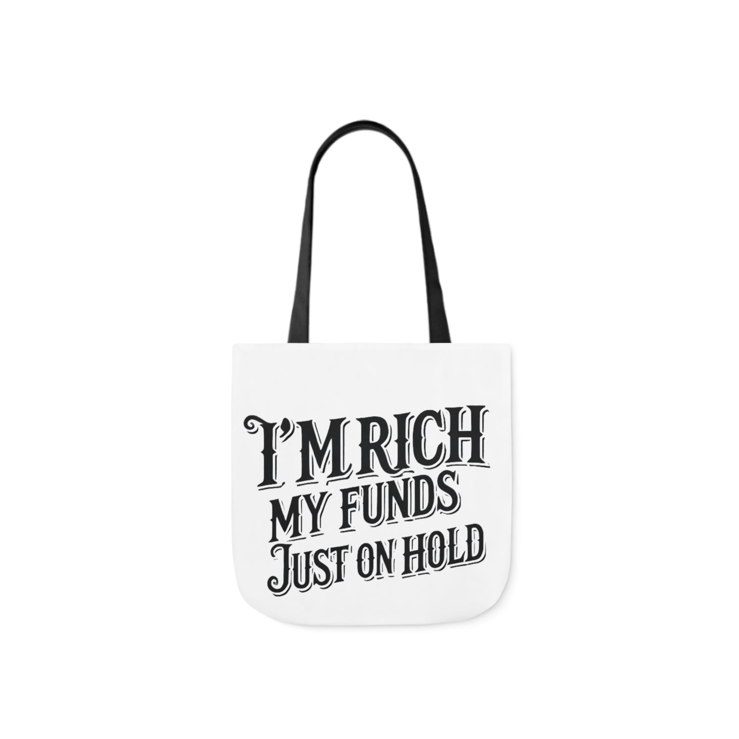 Funds on hold tote bag