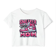 Sneaker Mom Festival Crop Top | Trendy Graphic Tee for Cool Moms & Summer Vibes - Stay Sipping LLC