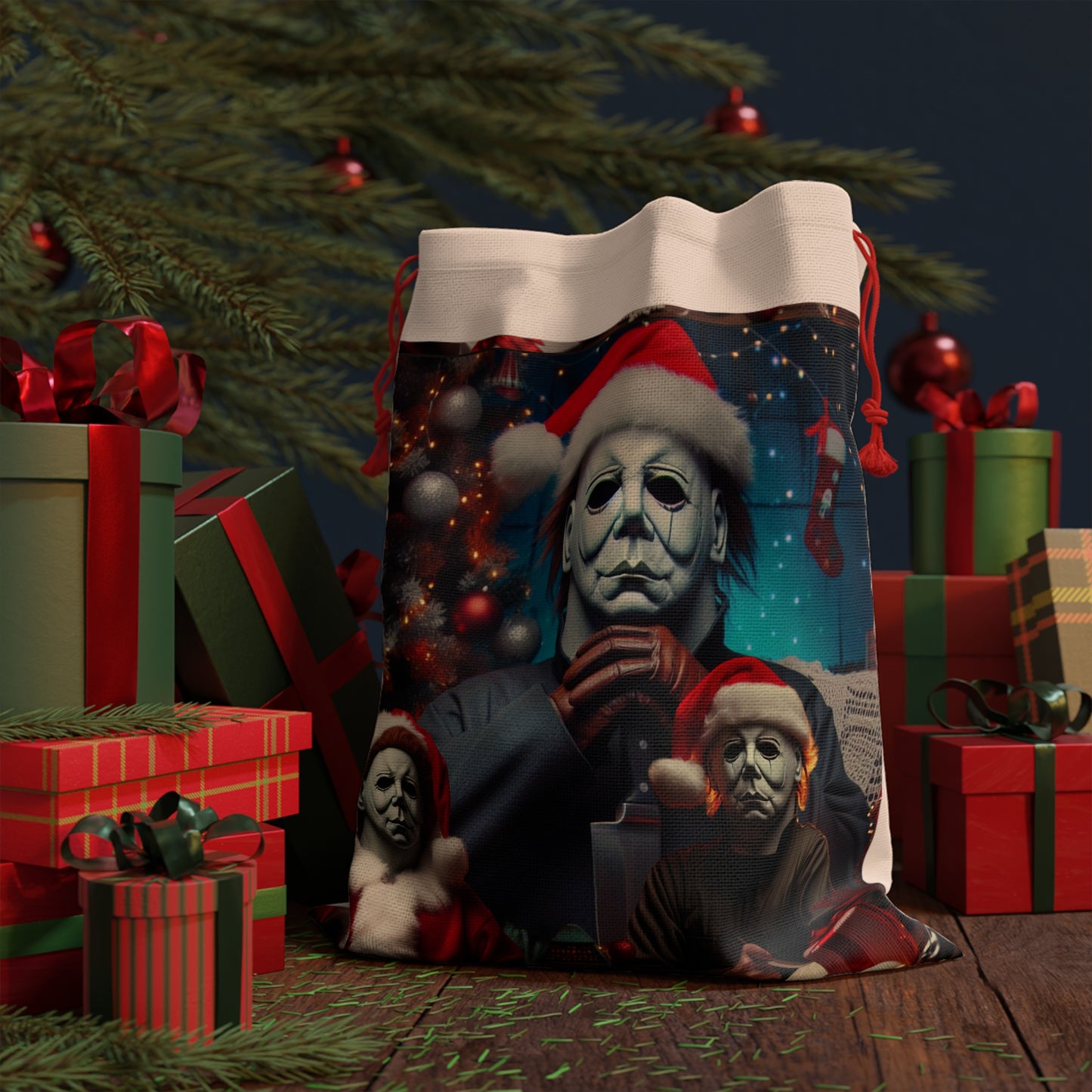 Sinister Santa Holiday Gift Bag