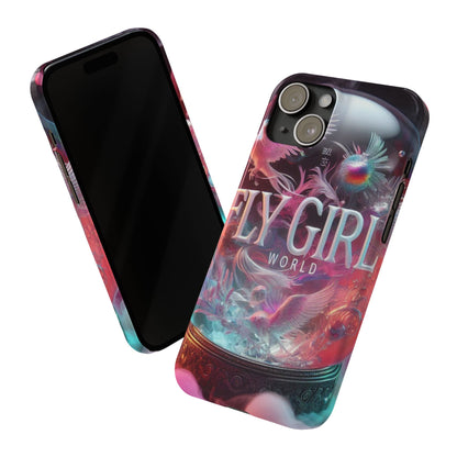 Fly Girl World Slim Phone Cases