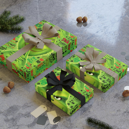 Grinchmas Spirit Wrapping Paper