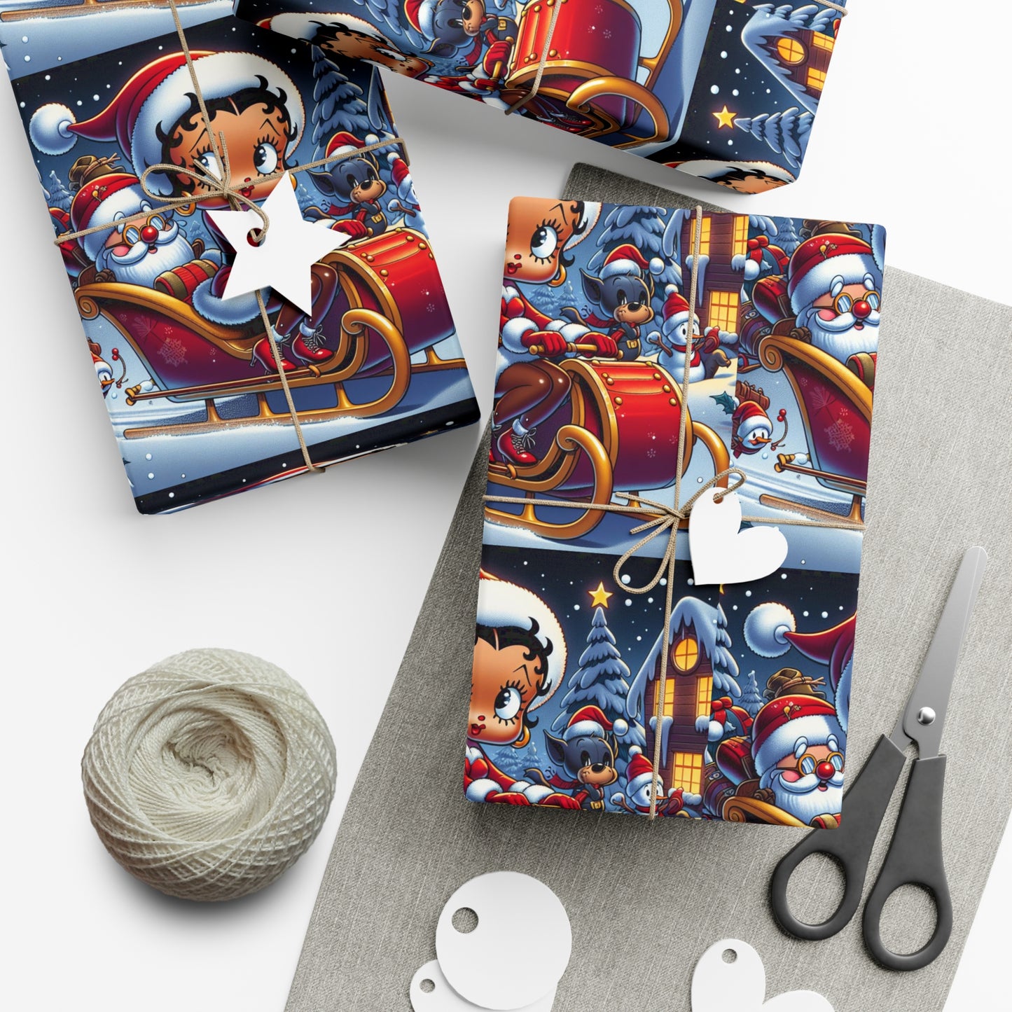 Betty Boop Gift Wrap Papers