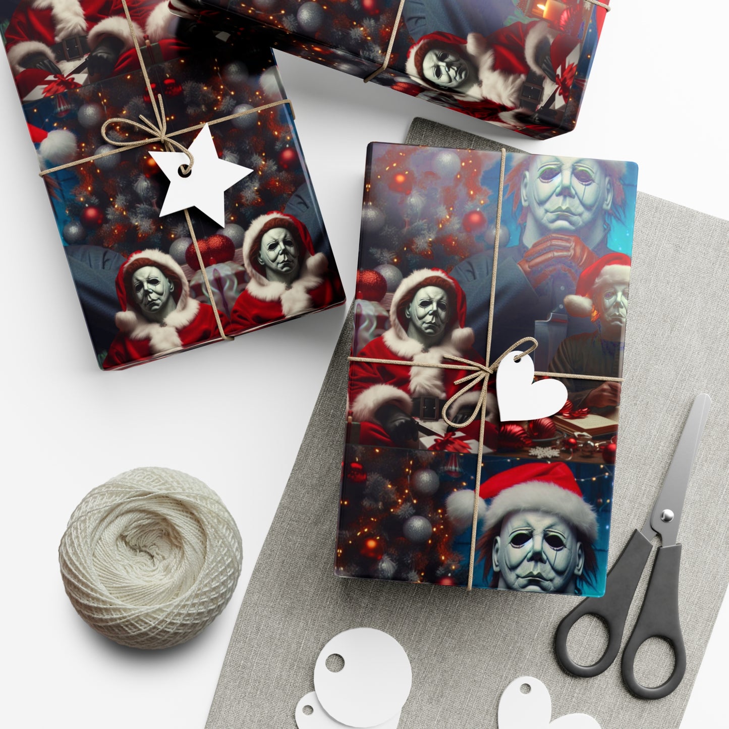 Sinister Santa Holiday Wrapping Paper