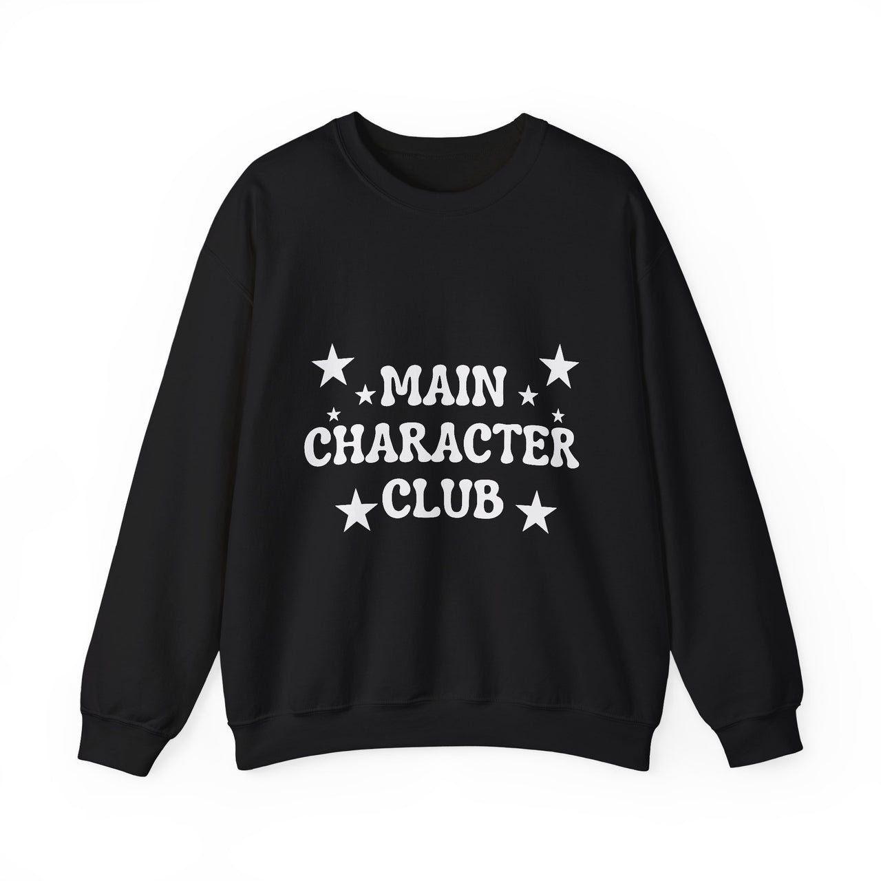 Main Character Club Sweatshirt | Pink Graphic Pullover, Cozy Unisex Crewneck, Empowerment Aesthetic Gift for Her, Soft Fleece Loungewear - Stay Sipping LLC