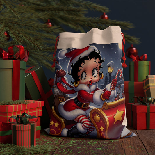 Custom Betty Boop Christmas Gift Sack