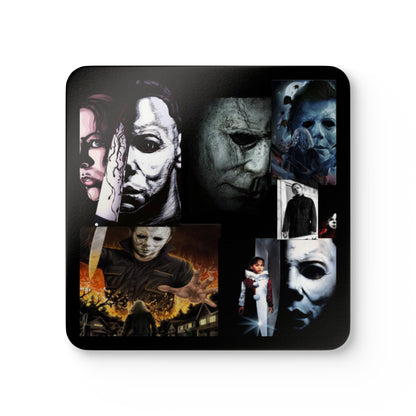 Michael Myers Corkwood Coaster Set