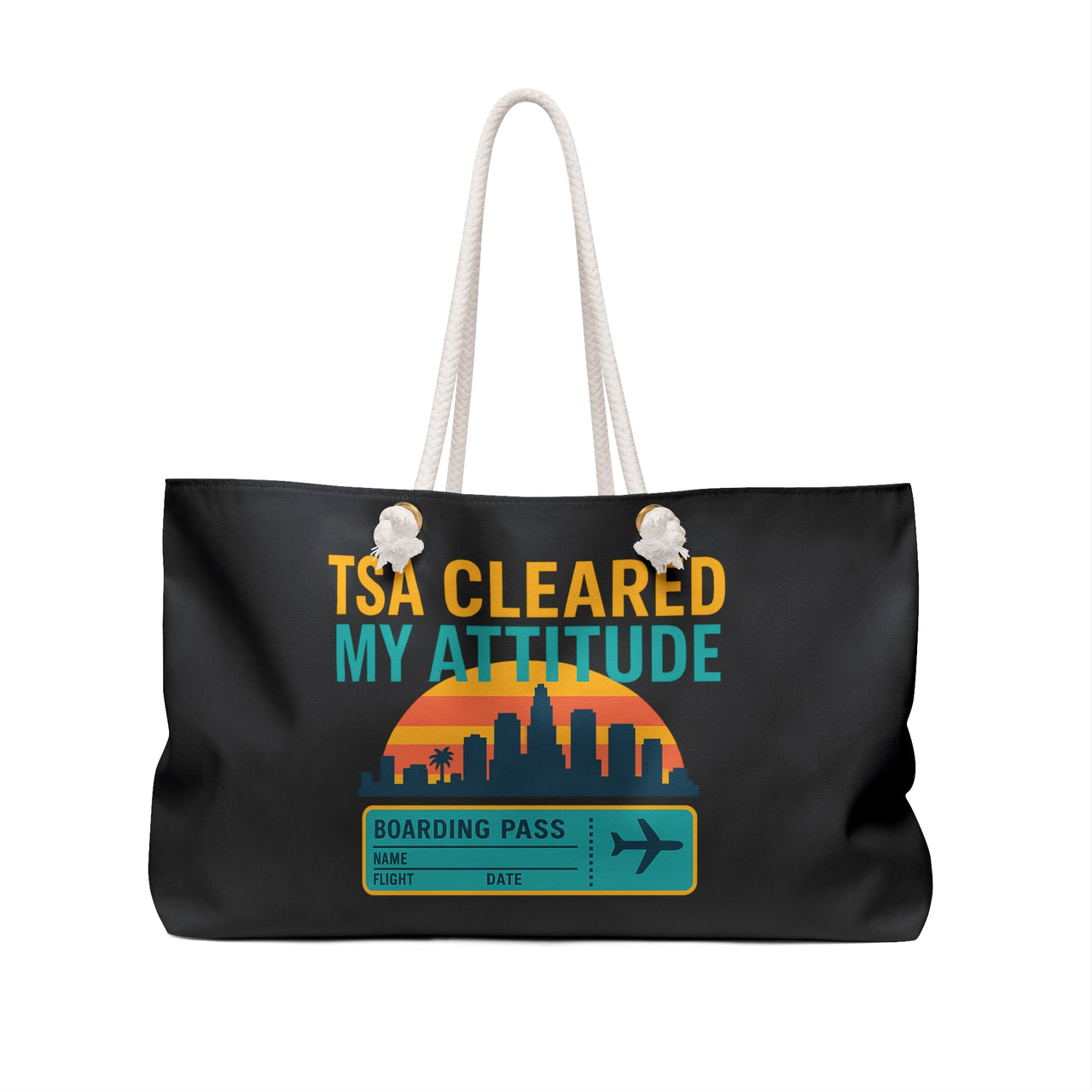 Travel Weekender Bag - Fun Luggage for Adventurers, Gift for Travelers, Sporty Tote for Vacations, Stylish Carry-On for Holidays, TSA [...] - Stay Sipping LLC