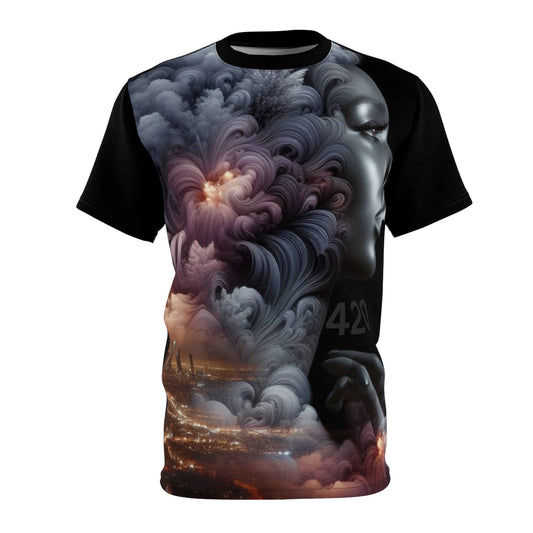 Up in Smoke Unisex Cut & Sew Tee (AOP)