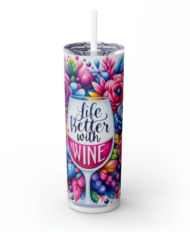 Wine & Blooms Tumbler