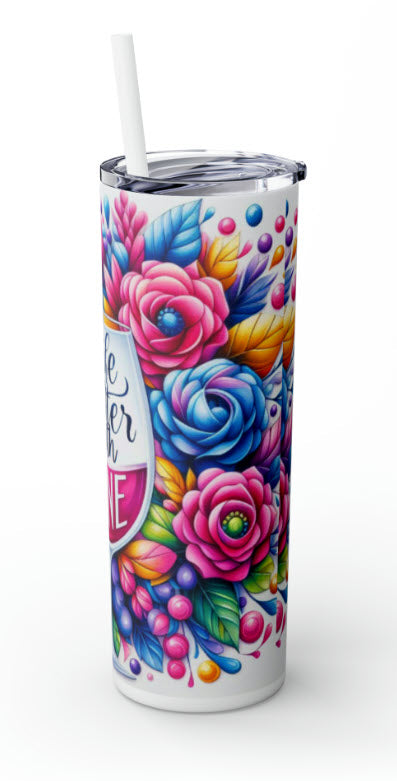 Wine & Blooms Tumbler