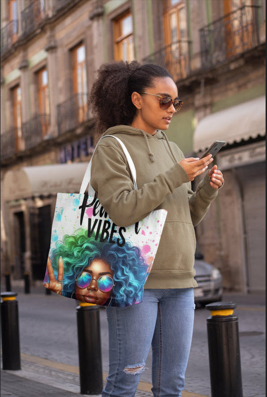 Peaceful Vibes Tote Bag (AOP)