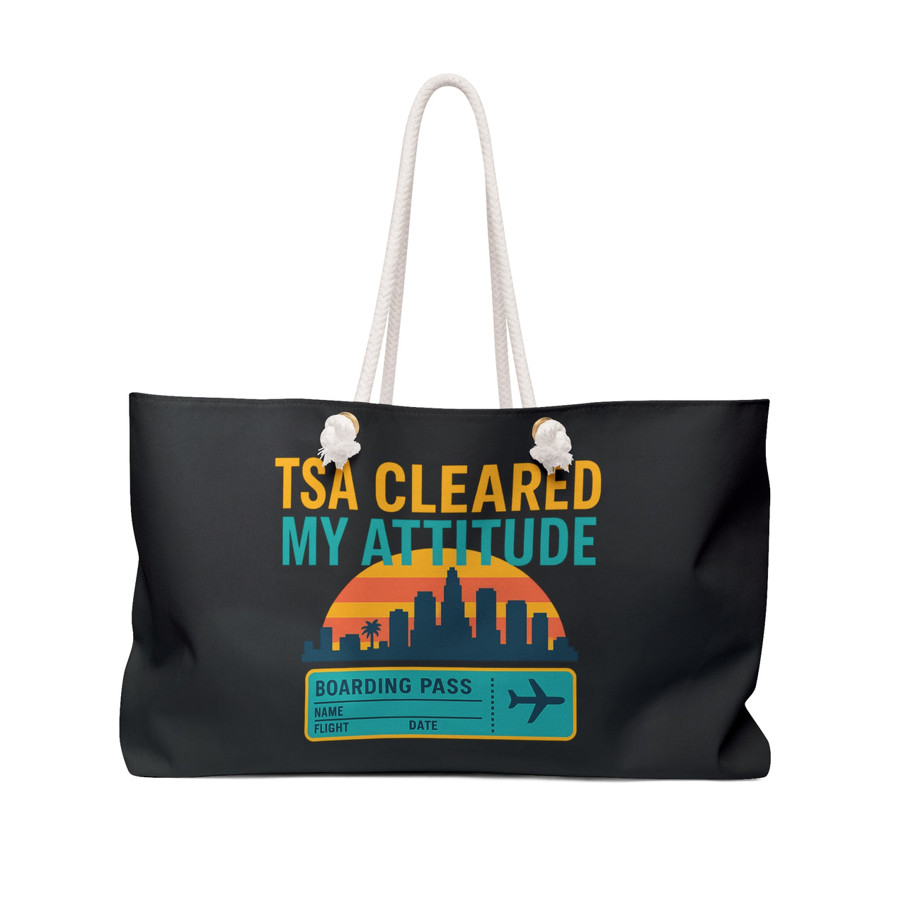 Travel Weekender Bag - Fun Luggage for Adventurers, Gift for Travelers, Sporty Tote for Vacations, Stylish Carry-On for Holidays, TSA [...] - Stay Sipping LLC