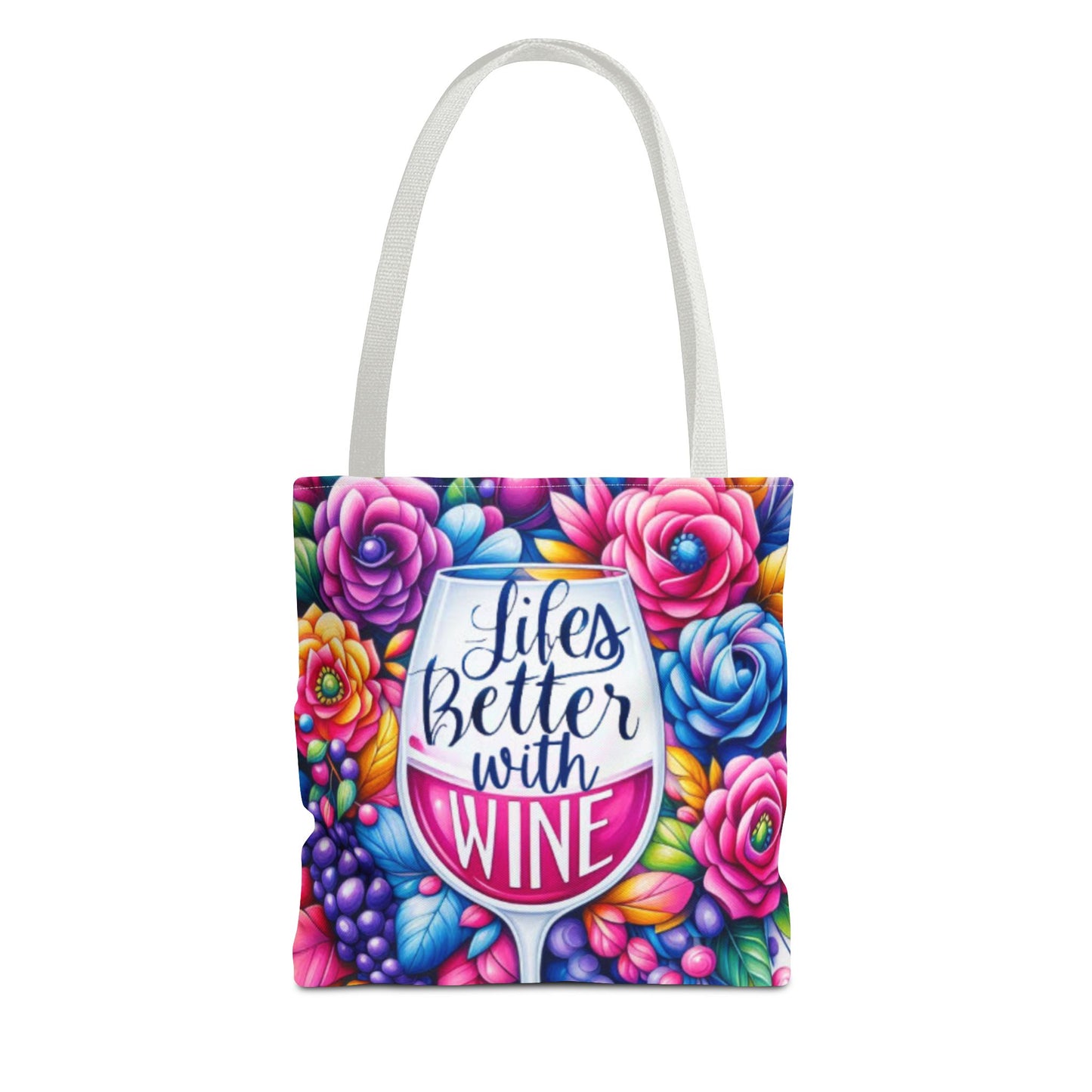 Life is better with wine Tote Bag (AOP)