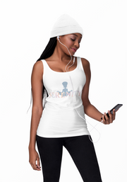 Serenity Unisex Tank Top Meditating Graphic Tee | Peaceful Yoga & Mindfulness Shirt for Summer Relaxation - Stay Sipping LLC
