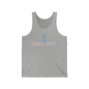 Serenity Unisex Tank Top Meditating Graphic Tee | Peaceful Yoga & Mindfulness Shirt for Summer Relaxation - Stay Sipping LLC