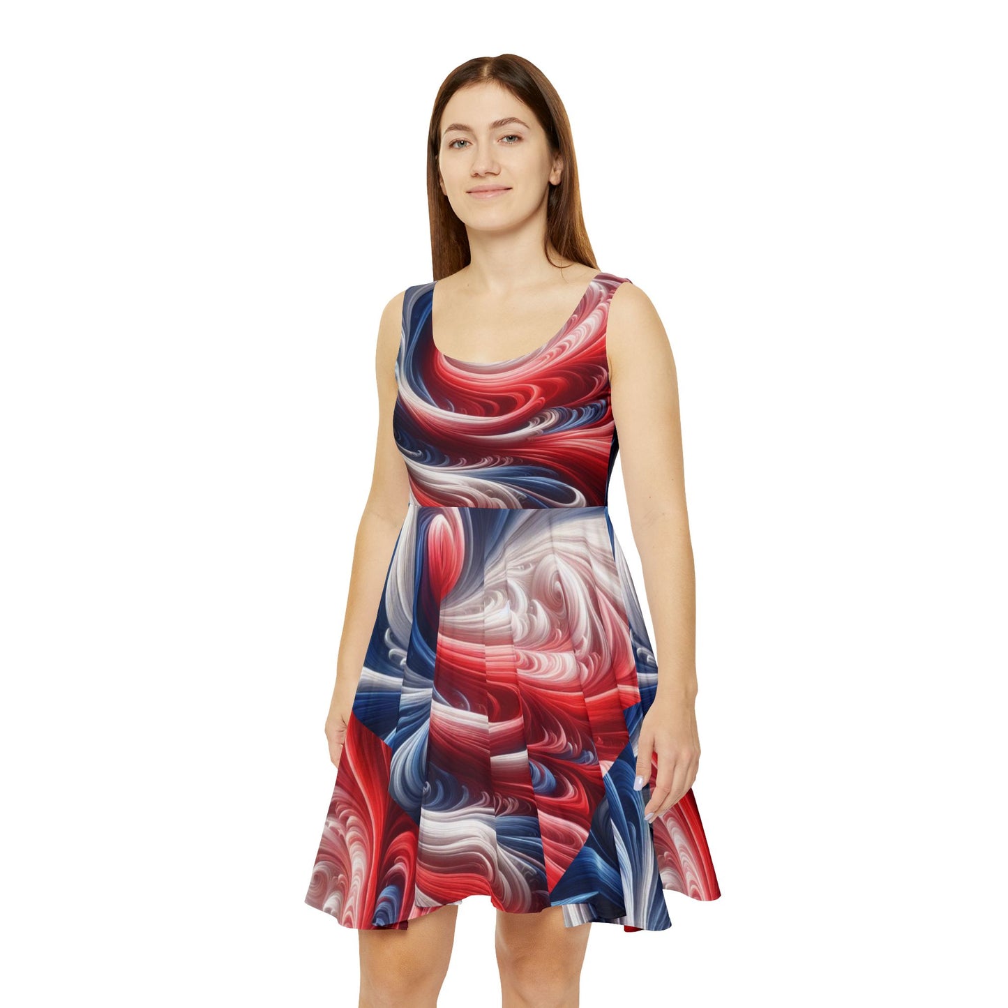 All the swirls Women's Skater Dress (AOP)