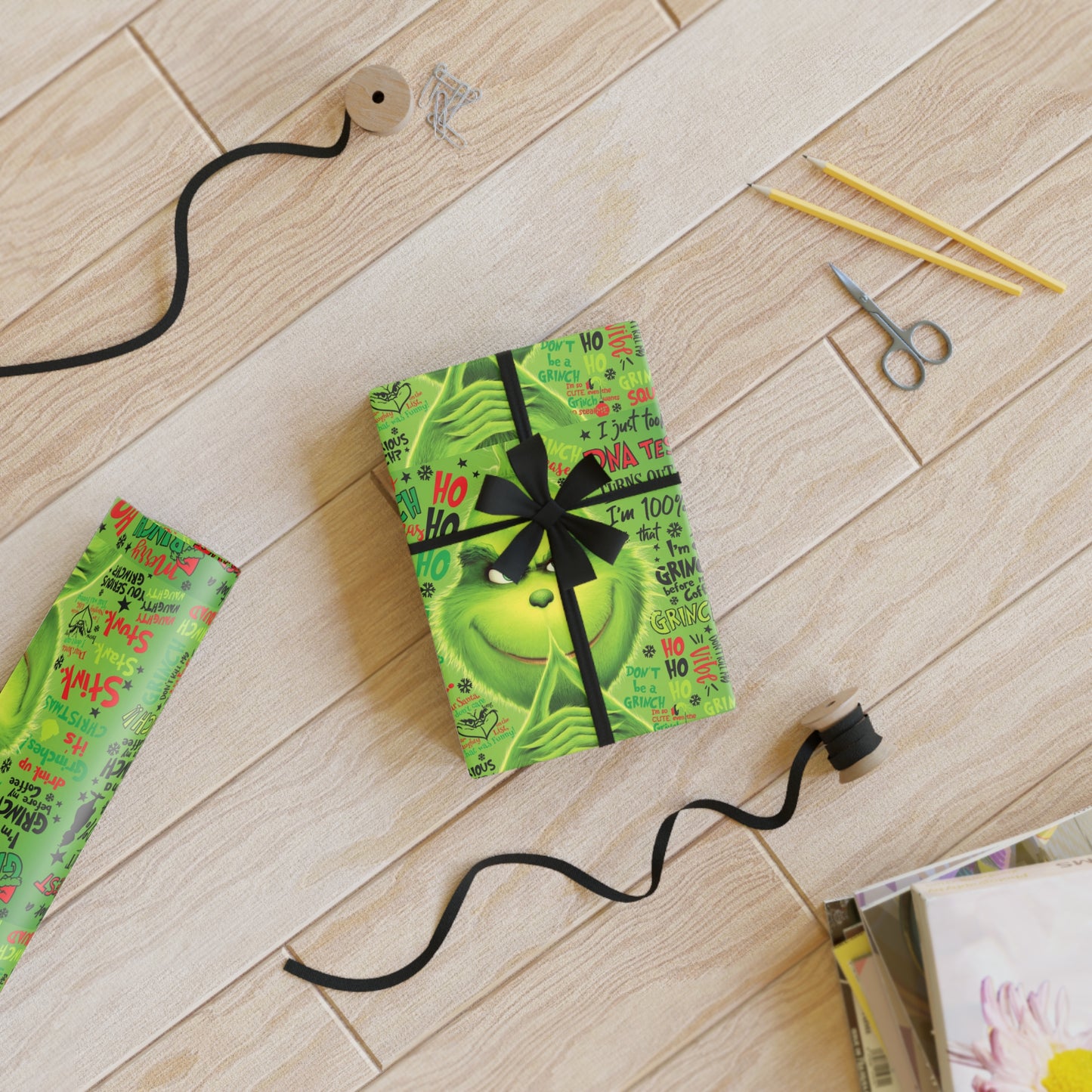 Grinchmas Spirit Wrapping Paper