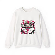 Hot Mess Express Sweatshirt | Funny Coquette Party Pullover, Tequila Drinking Crewneck for Women, Girls Trip & Bachelorette Gift - Stay Sipping LLC