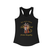 Royalty Women's Racerback Tank | African Heritage Tank Top | Empowering Queen Apparel - Stay Sipping LLC
