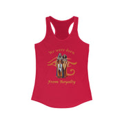 Royalty Women's Racerback Tank | African Heritage Tank Top | Empowering Queen Apparel - Stay Sipping LLC