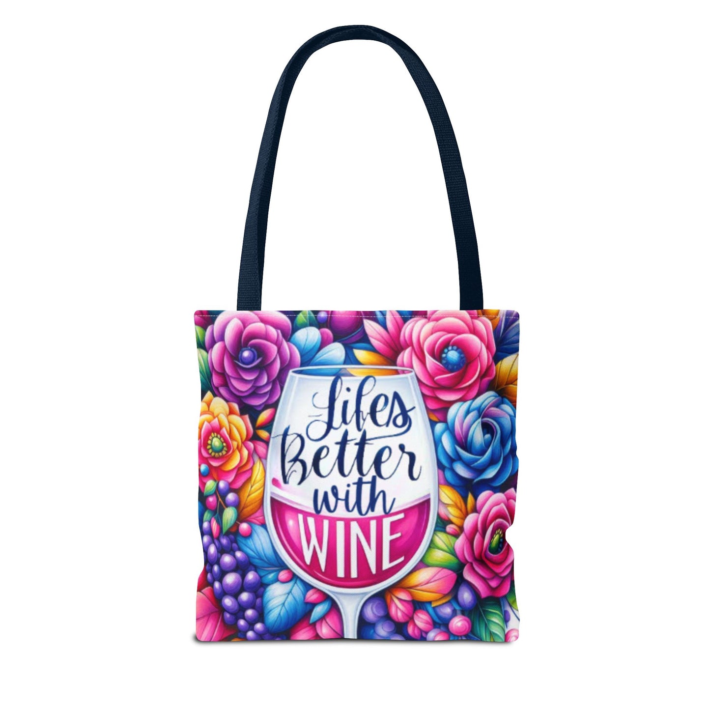 Life is better with wine Tote Bag (AOP)