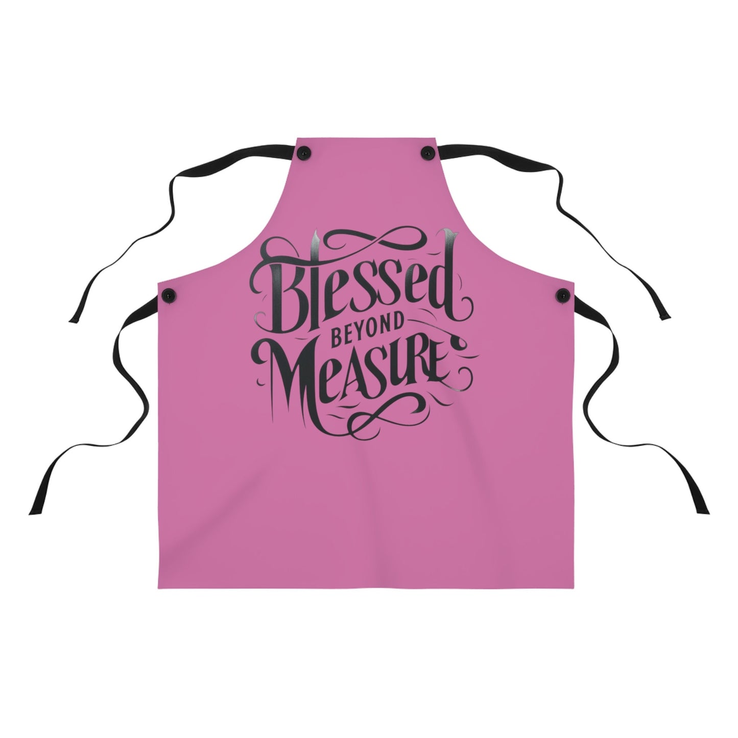 Blessed Beyond Measure Pink Apron (AOP)