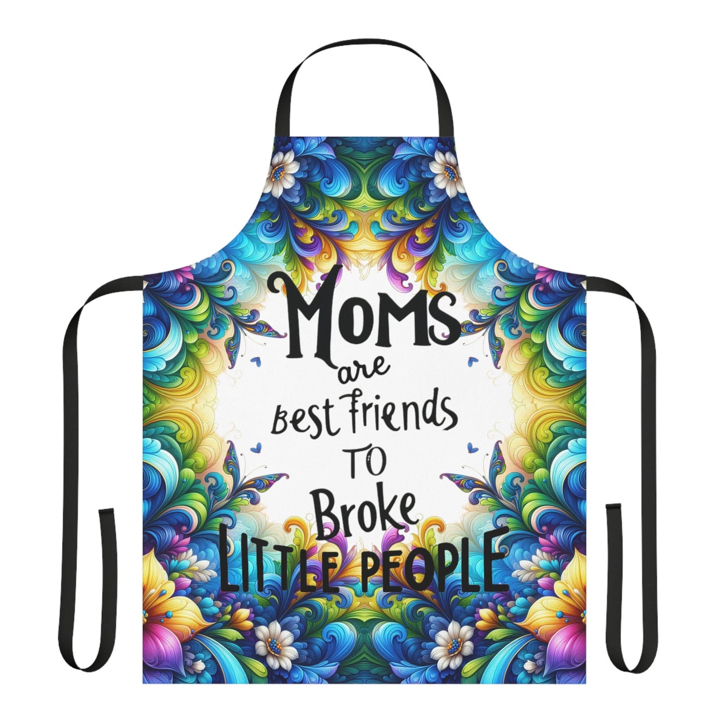 Broke People Apron, 5-Color Straps (AOP)