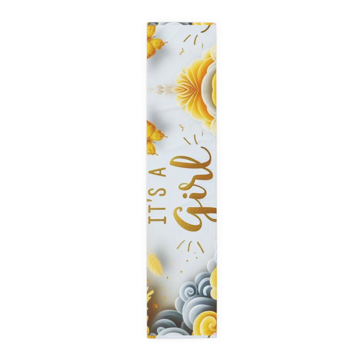 It's a girl yellow Table Runner (Cotton, Poly)