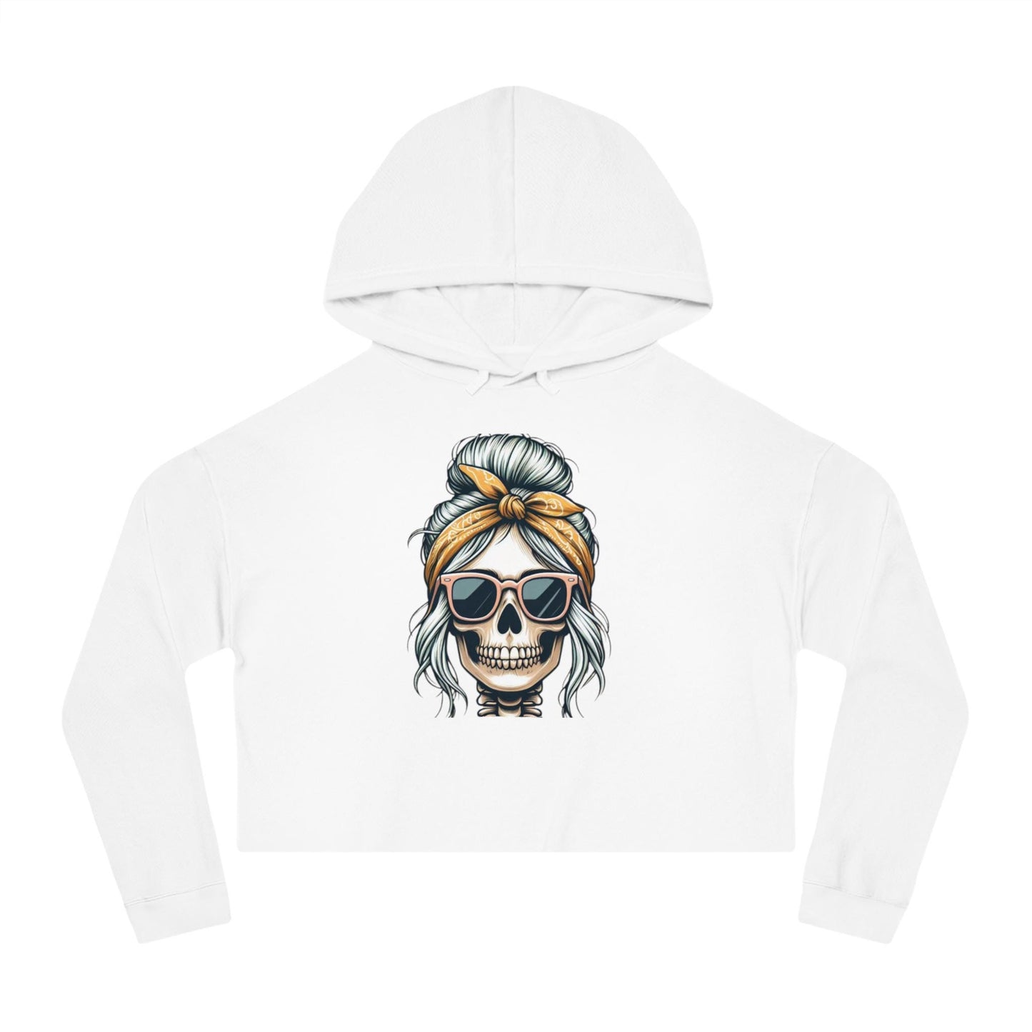 Womens Cropped Hooded Sweatshirt