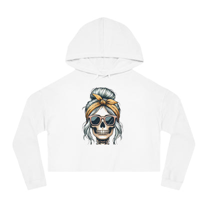 Womens Cropped Hooded Sweatshirt