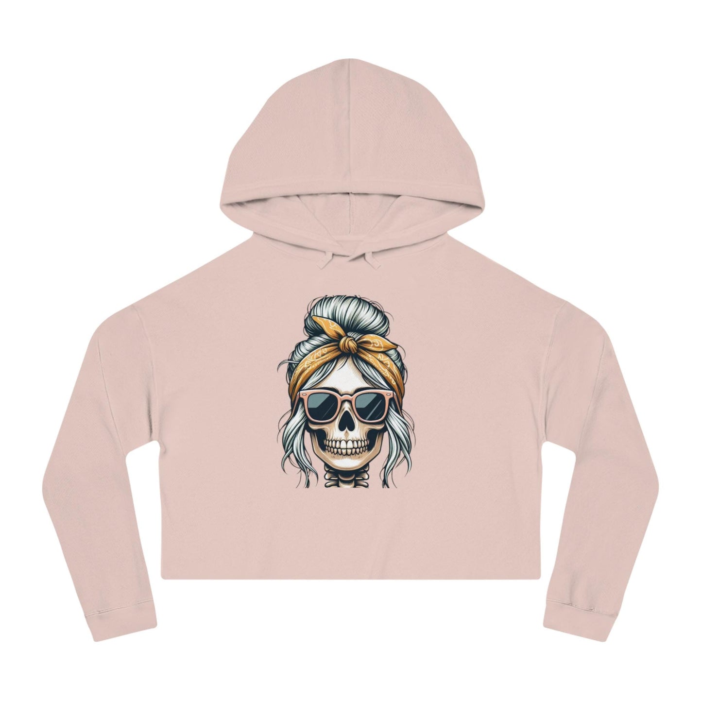 Womens Cropped Hooded Sweatshirt