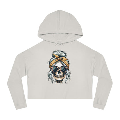 Womens Cropped Hooded Sweatshirt