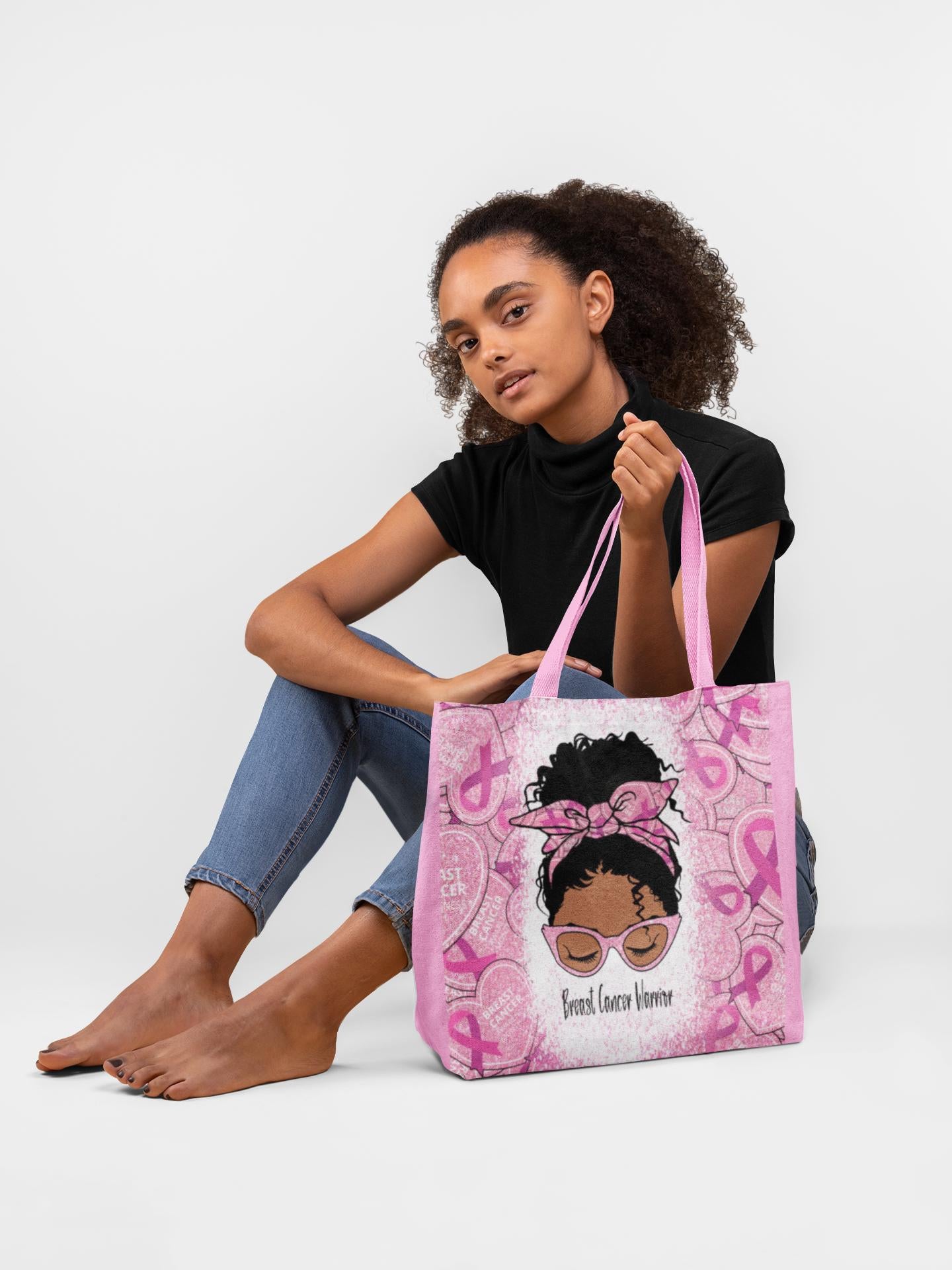 Breast Cancer Warrior Tote Bag