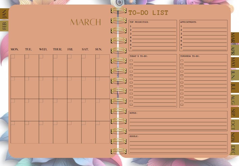 2025 Grind and Shine Planner