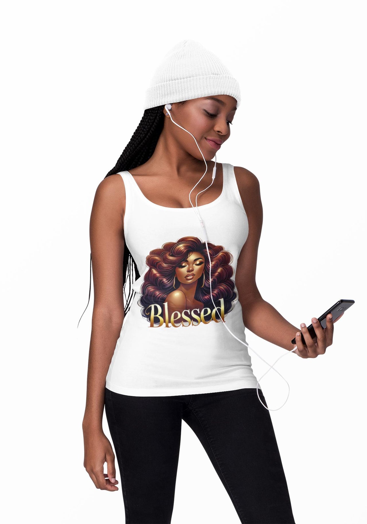 Divine Glow Unisex Jersey Tank | Blessed Graphic Tank Top | Inspirational Faith Apparel - Stay Sipping LLC