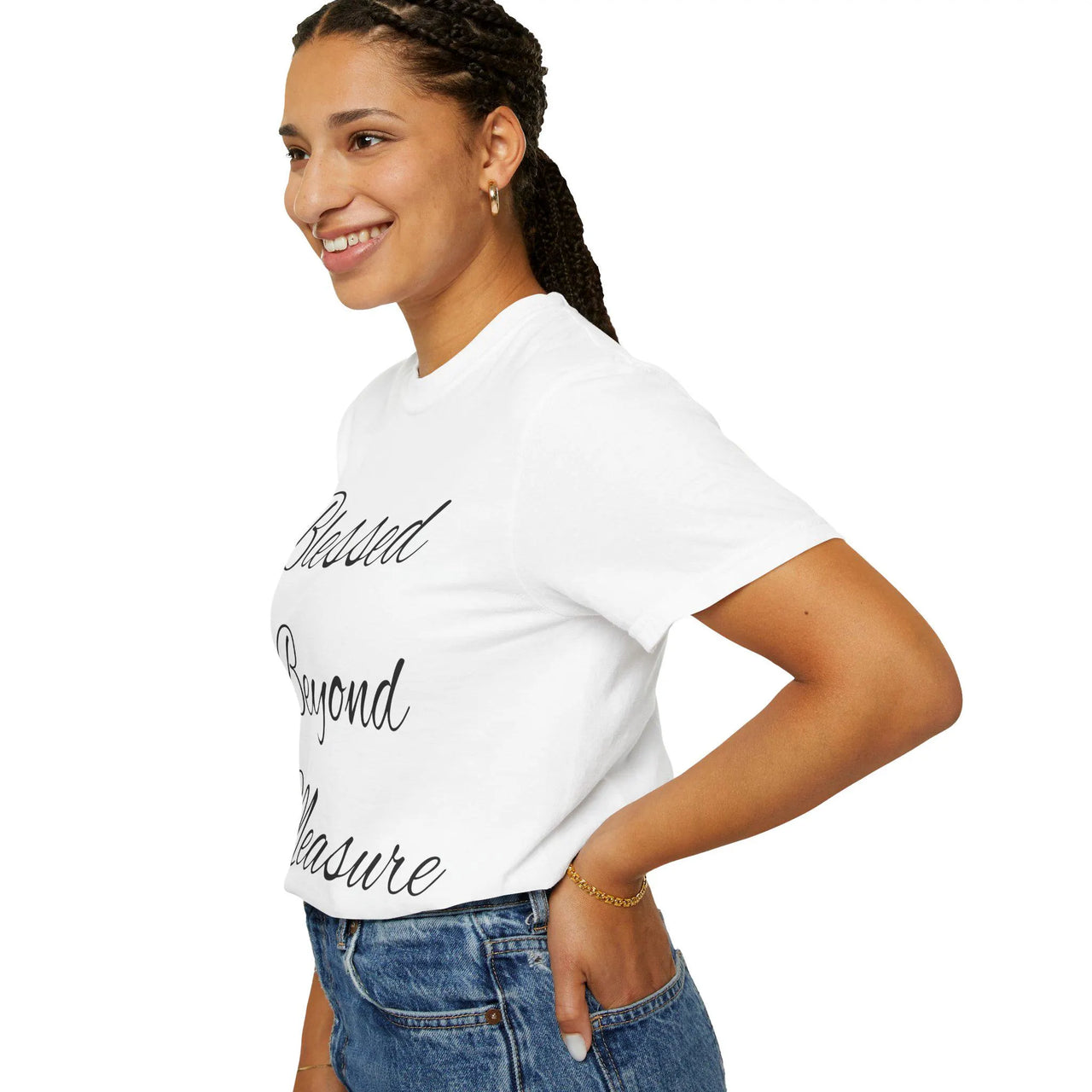 Blessed Beyond Measure T-Shirt | Inspirational Faith Shirt for Women | Positive Affirmation Tee  | Faith Apparel  | Motivational Graphic Tee - Stay Sipping LLC