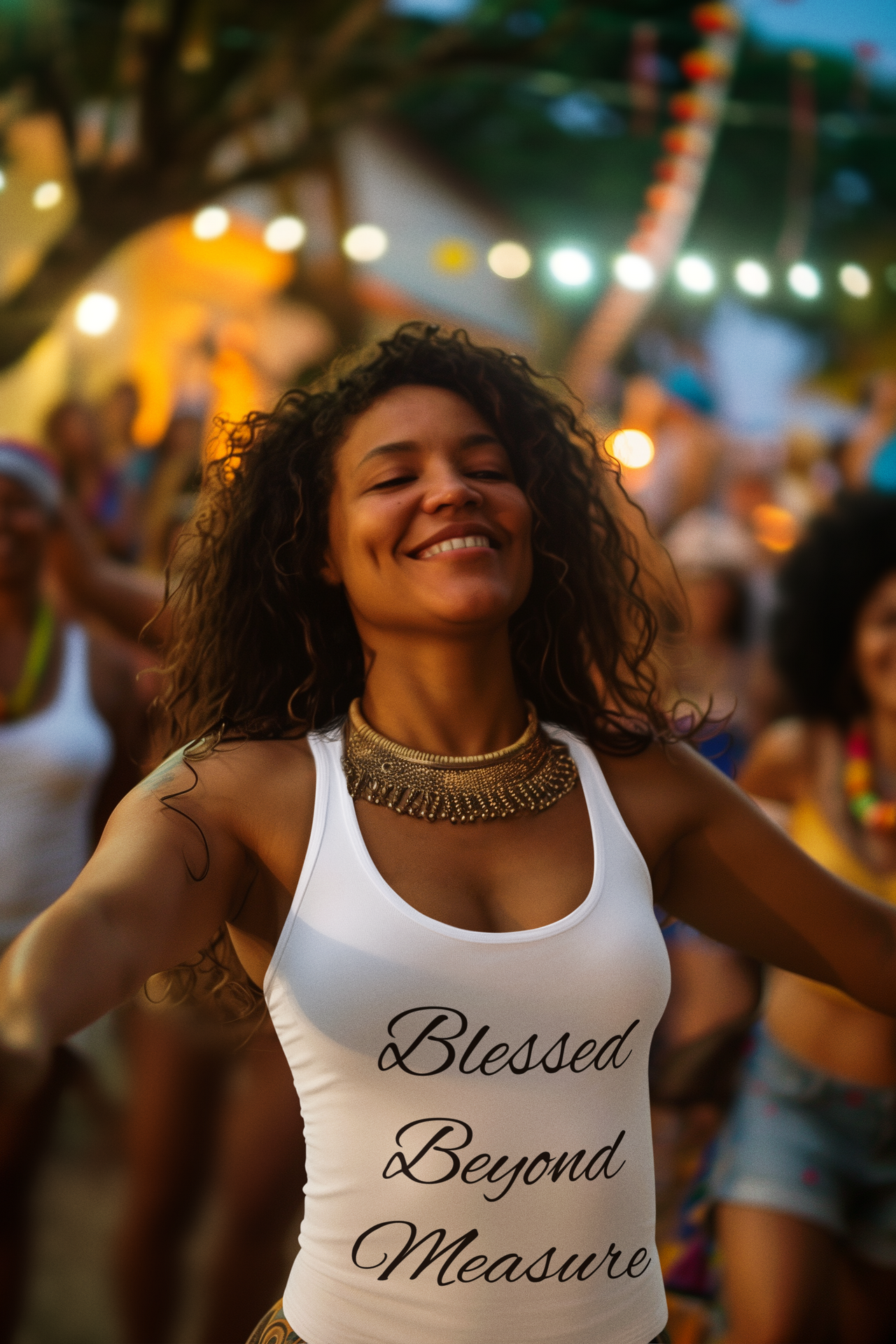 Blessed Beyond Measure Tank Top | Inspirational Faith Shirt for Women | Positive Affirmation Tee | Faith Apparel | Motivational Summer Tank - Stay Sipping LLC