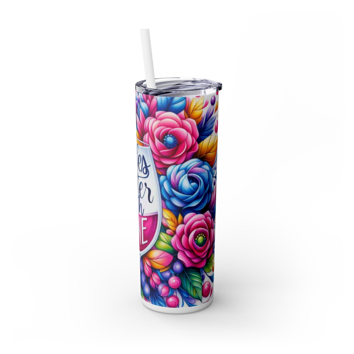 Wine & Blooms Tumbler